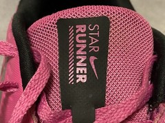 Nike Star Runner 2.0 Engineered For Speed Pink White Black U.S. Size 5.5Y