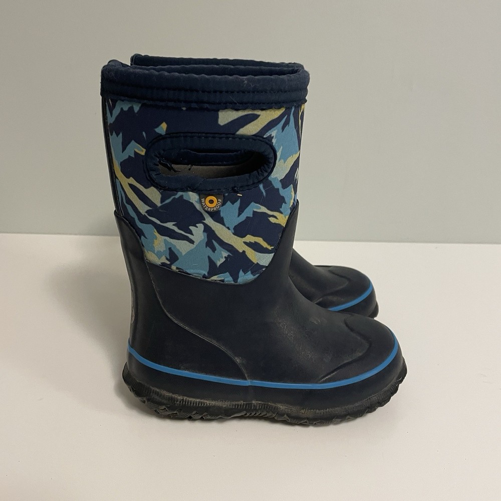 Bogs Kids‘ Classic II Solid Waterproof Insulated Boots Size US 9/EURO 25