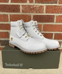 Timberland Junior 6” PREMIUM LT Grey Nubuck TB 0A43B2 Waterproof Boots. SZ:4.5