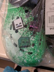 CROC Style Minecraft Unisex Warm Clogs with Fleece Inserts Size 4/5 US