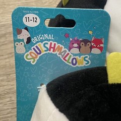 NEW Squishmallow Conner Cow Soft Comfortable Plush Slippers Kids – Size 11/12