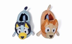 Bluey & Bingo Toddler Slippers Plush 3D Character Shoes Size 7/8 Kids NWT