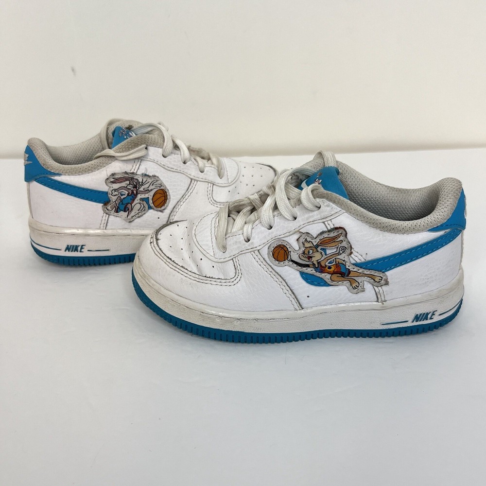 Nike Air Force 1 Space Jam Hare Bugs Bunny Lola Bunny Blue White DM3356-100 10C