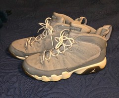 Air Jordan 9 Retro Cool Grey 302359-015 Size 6Y Mens size 6 CHARITY