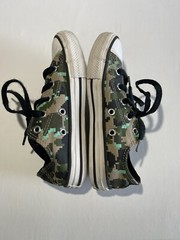 Converse Chuck Taylor All-Star Digi Archive Green Camo Sneakers Size 13 Boys