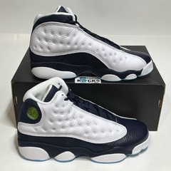 Jordan 13 White Obsidian Powder Blue Grade School Size 6.5Y YouthEU39 DJ3003-144