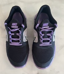 Nike Free Run 3 Youth 6Y Running Shoe Purple & Black 512098-002 Athletic Sneaker