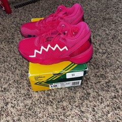 ADIDAS DONOVAN MITCHELL D.O.N ISSUE #2 CRAYOLA YOUTH/KIDS Size 13K POWER PINK