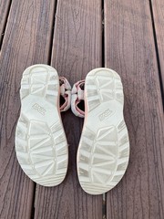 Teva Strappy Pink Multicolor Sandals Unisex Kids Adjustable Hook & Loop