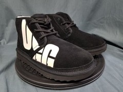 UGG Neumel Boot Kids ‚Chopd‘ Boots Suede Lace-Up Black Size 6 NEW IN BOX!