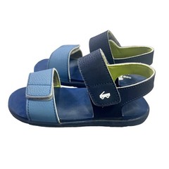 See Kai Run Basics Water Friendly Sandals Boys Size 12 Navy Light Blue Strappy
