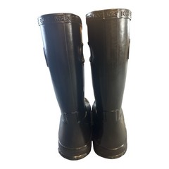 Bogs Rain Boots Youth Black Size 5 Round Toe Waterproof Pull-On Boots