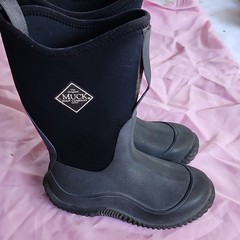 Muck Kids Waterproof Pull-On Rain Boots Black US 11 UK 10 EU 29
