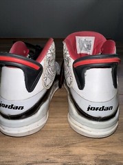 Jordan Dub Zero White Varsity Red Pre School Size 2Y DV1359-160