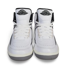 Air Jordan 2 Retro GS Python DQ8562-102 Youth 5.5 Women 7 White Silver Sneakers