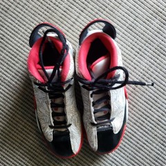 ​Jordan Dub Zero GS White Black University Red DV1360-160 Size 4Y Laser Etched
