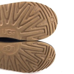 UGG Bailey Button Winter Boots Kids Youth Size 6 EUR 38 Blue Leather Sheepskin
