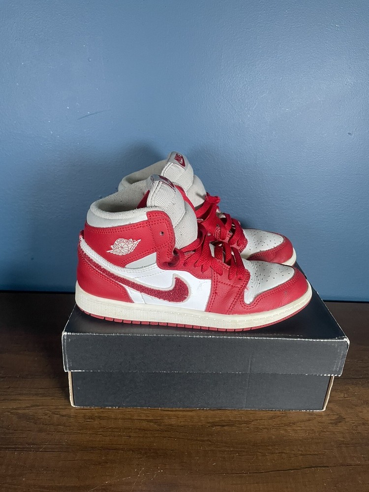 Nike Air Jordan 1 Retro High OG PS Varsity Red Sal Iron Ore CU0449-061 Youth 4