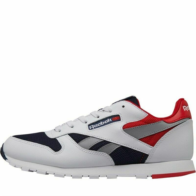 Reebok Classics Junior Leather Colour Block Trainers, 6.5Y, CN5897
