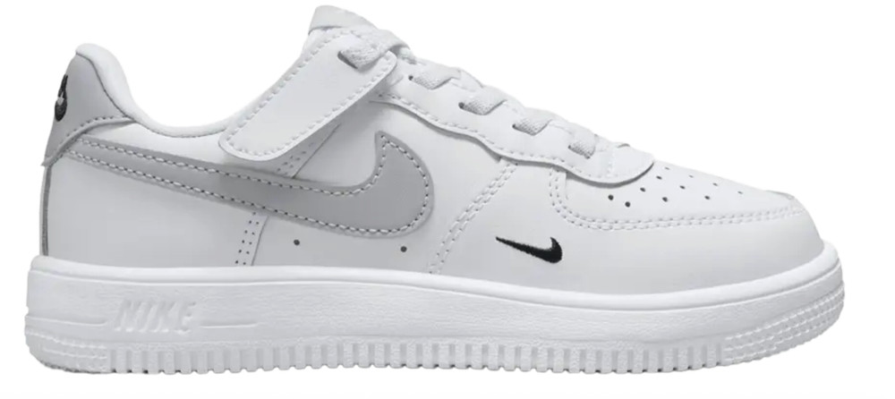 Nike Air Force 1 EasyOn PS ‚White Black Wolf Grey‘ Size 9