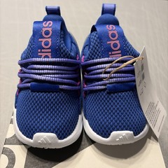 Adidas Lite Racer Adapt 7.0 Sneaker, Unisex Toddler shoe, 4K Blue/Fuscia