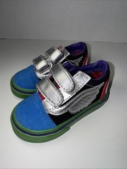 Vans X Marvel Avengers Captain America Toddler Sneakers Size 4