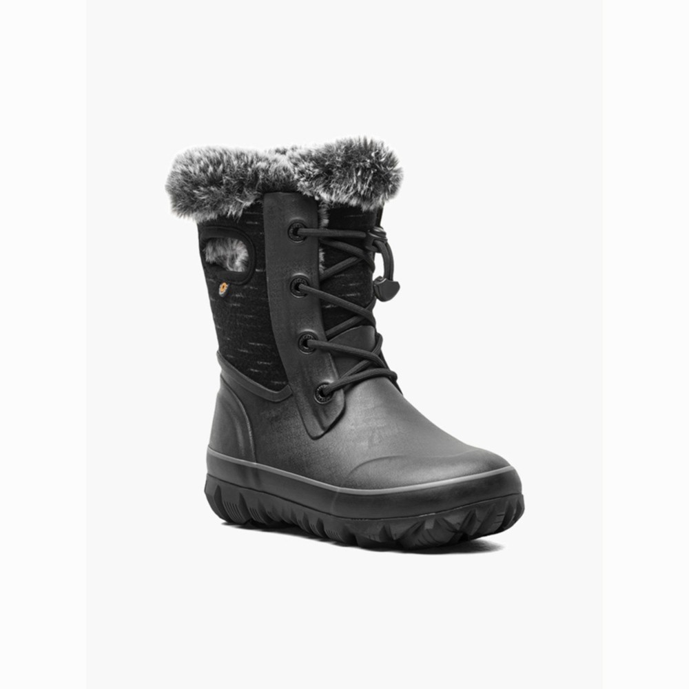 BOGS Girls‘ Arcata II Dash Winter Boots – 10.0 – Black