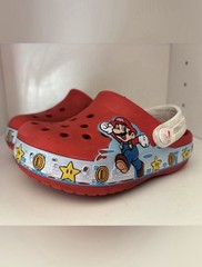 Super Mario Kid Crocs Size C7