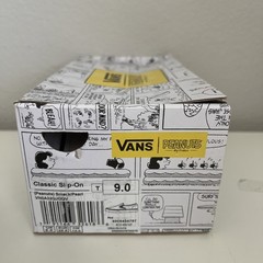 Vans x Peanuts Classic Slip-On Smack/Pearl Kids Sneakers- RARE Toddler 9.0