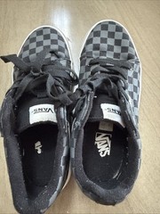 Vans Seldan Checkerboard Black/Pewter Shoes Youth Size 3