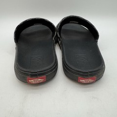 Vans Off The Wall Checkerboard La Costa Slide Youth 4 Black & White Skate Sandal