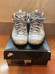 Size 6 (GS) OG Nike Little Posite One Premium Mid Wolf Grey 807198-007