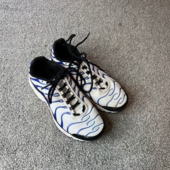 Nike Air Max Plus TN GS Athletic Sneakers Kids 5Y White game royal trainers