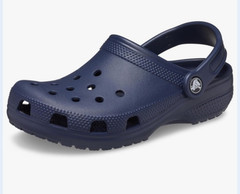 New Crocs Classic Unisex Kids Casual Clog, Size 7t Navy blue