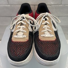 Nike Youth Air Force 1 ‘07 Alter and Reveal Sneaker Shoes Black/Red/Tan 6.5Y