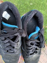 Heelys Propel 2.0 Black Suede Lace-Up Rolling Skate Shoe 4Y US
