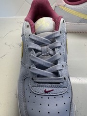 Nike Air Force 1 Size 5y Light Blue Yellow Pink Rare Colorway