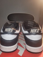 Size 4 (GS) – Nike Dunk Low Black White