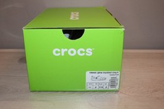 CROCS CLASSIC GLOW IN THE DARK MARBLED CLOGS DAYLILY MULTI YOUTH SZ JR 5 NEW
