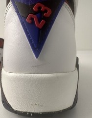 Air Jordan 7 Retro Nothing But Net Sweater White University Red Black Sz 4Y