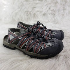NORTHSIDE Gray Orange Sandals Youth Size US 2