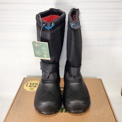 Size 6 Big Kids – Kamik Rocket WATERPROOF – Black / Blue – MADE IN USA