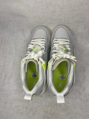 Nike Air Jordan Spizike Low GS Grey White Green Blue Sz 7Y 8.5womens