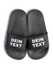 Kids Flip Flops Print Wish Text Personalised Gift Boys Girls