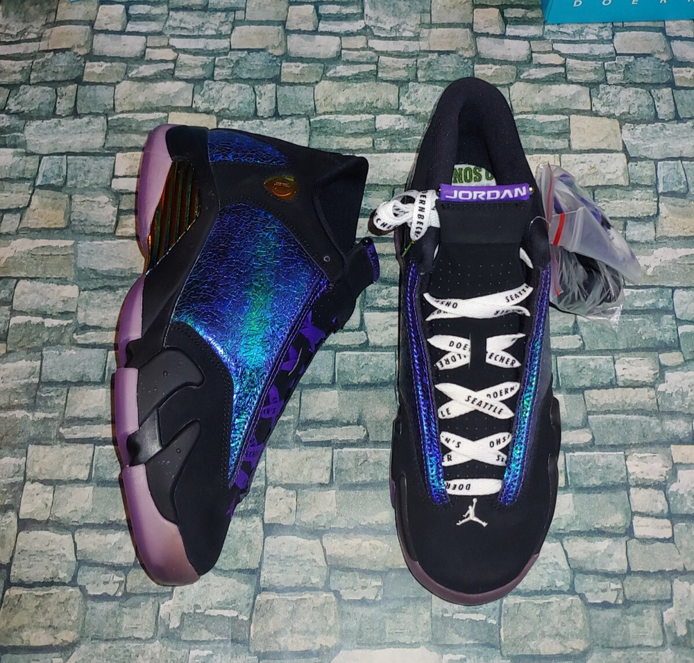 Size 7Y – Jordan 14 Retro DB (GS) Doernbecher 2019 CV2470-001 NEW AUTHENTIC