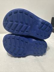 Crocs little kids „Handle-It“ Slip On Waterproof Blue Rain Boots Size C6
