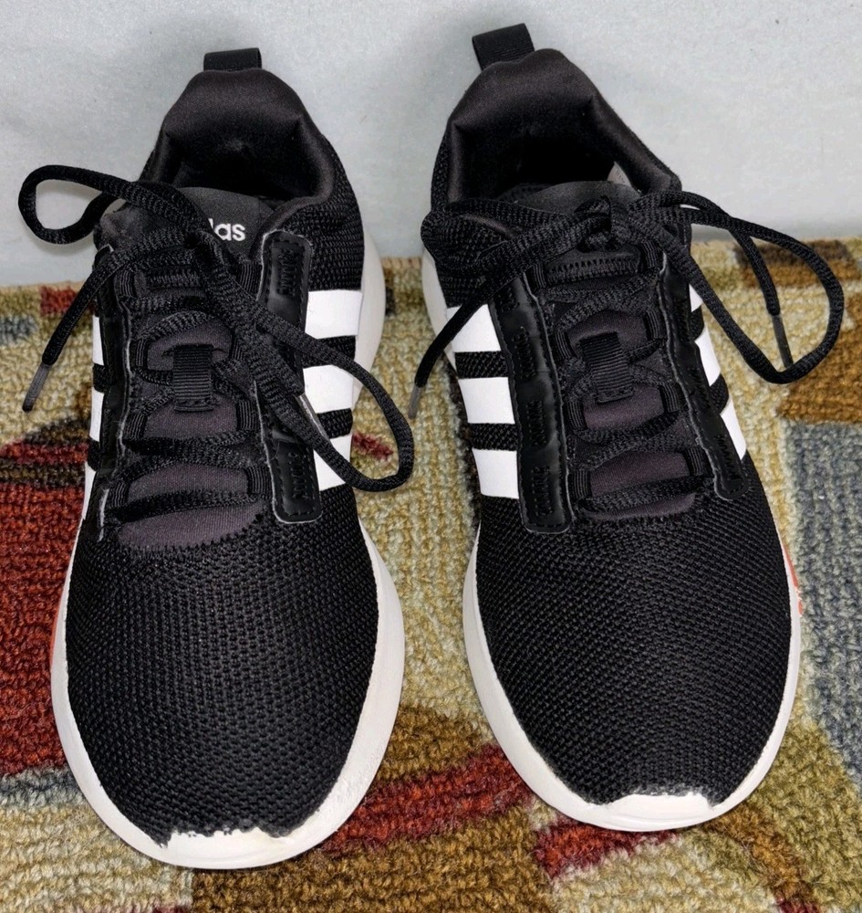 ADIDAS Kid’s Racer TR21 K – Core Black/Cloud White/Sonic Ink Size 4