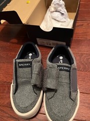 Sperry Harbor Tide Jr light gray toddler size 9 new with box
