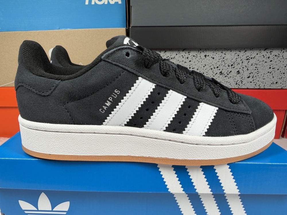Size 4.5 (GS) – adidas Campus 00s Low Black White Gum