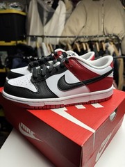 Nike Dunk Low GS Sneaker Gym Red Black White Leather Youth 5Y